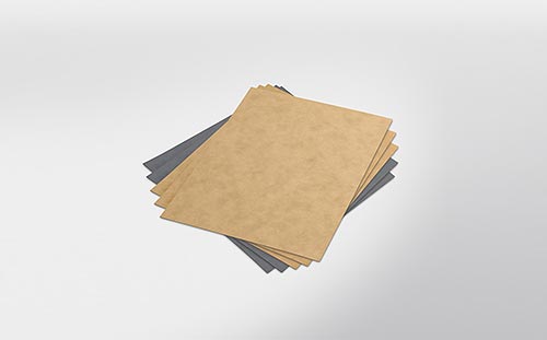 CONQUEROR GRAIN PIERRE, papier de création grain feutre, blanc, 160g,  70x100cm, FSC®, paq. 150f